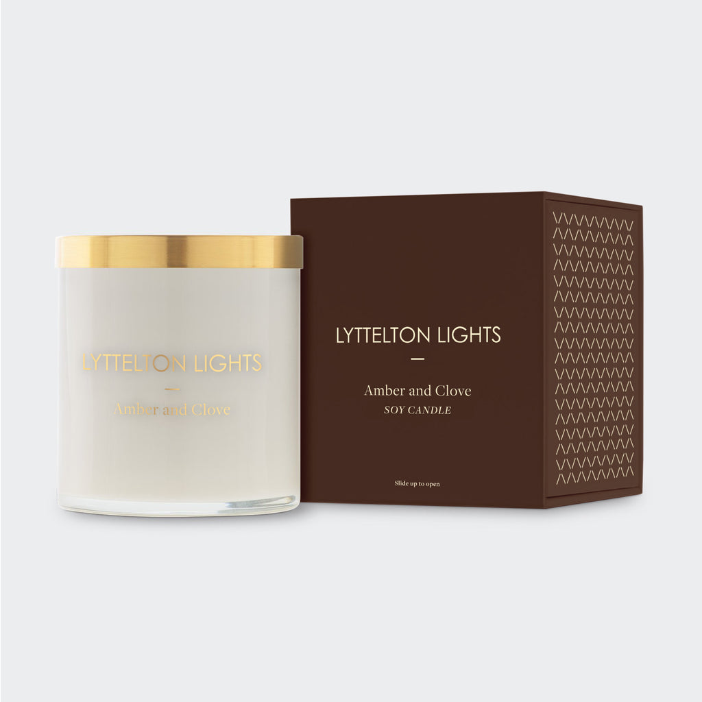 Amber & Clove Candle Large - End of Line