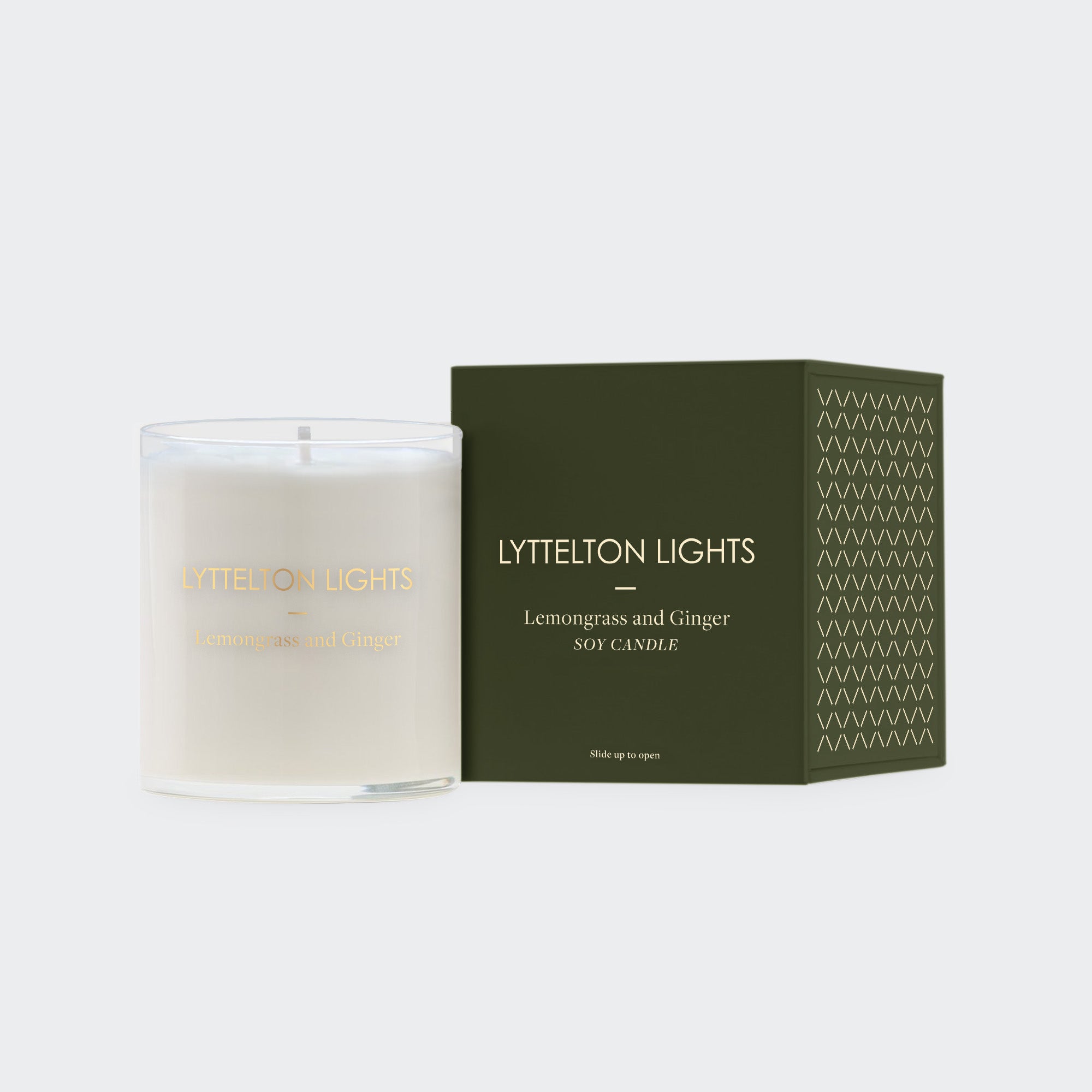 Lemongrass & Ginger Candle Medium - Second Box / No Lid