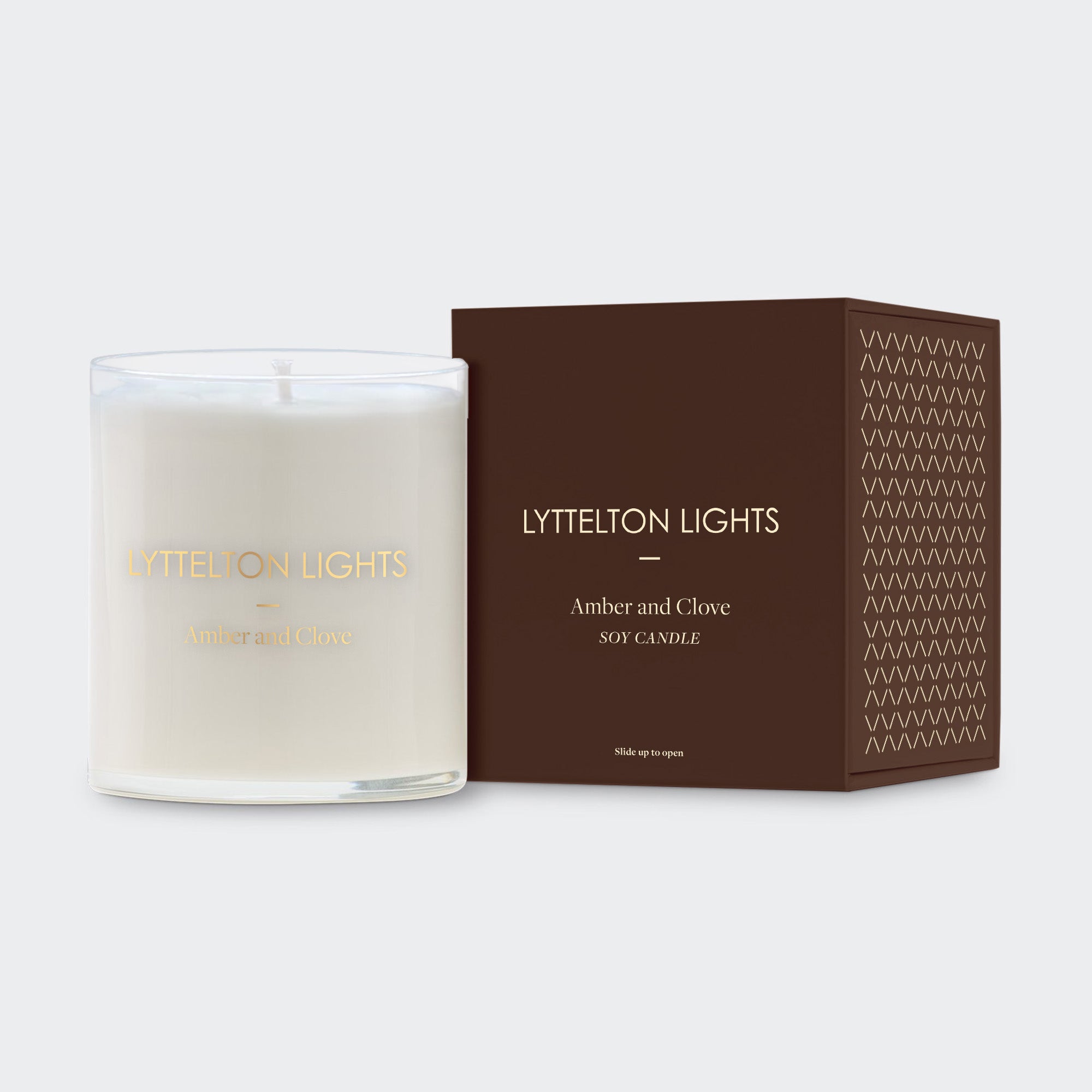 Amber & Clove Candle Large - Second Box / No Lid