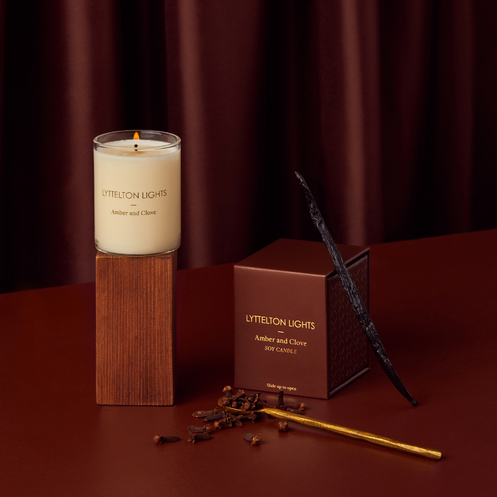 Amber & Clove Candle Small - End of Line
