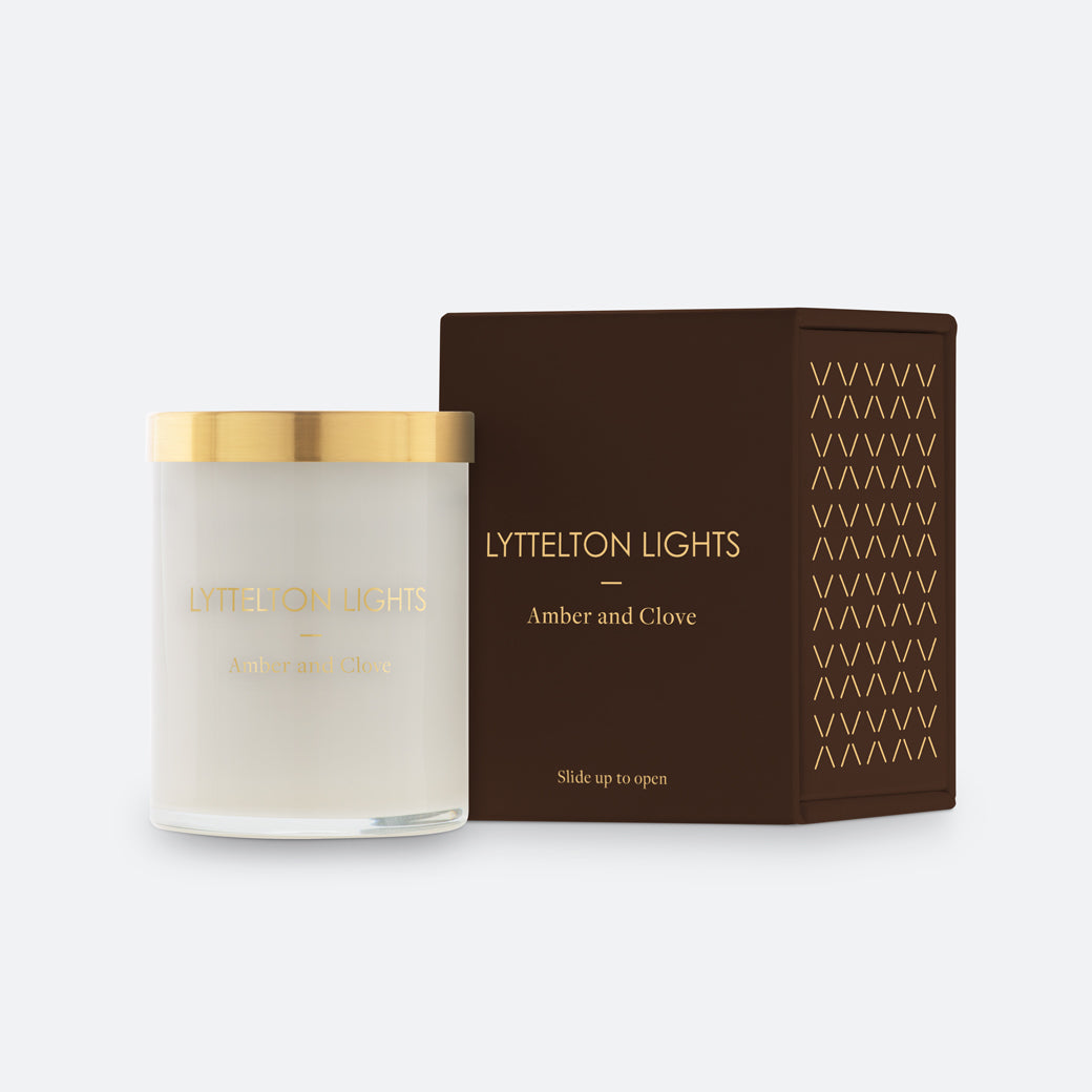 Amber & Clove Candle Small
