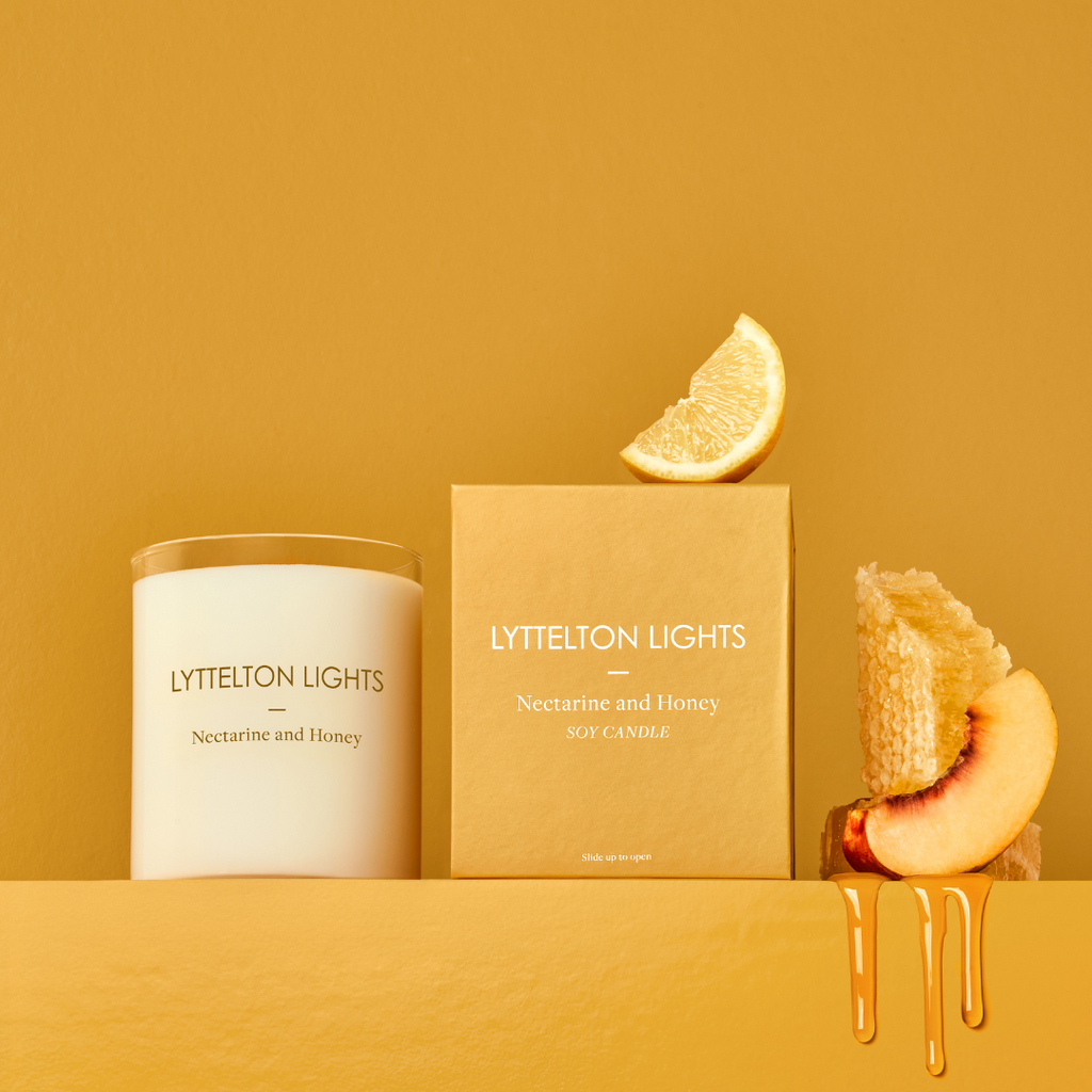 Nectarine & Honey Candle Medium