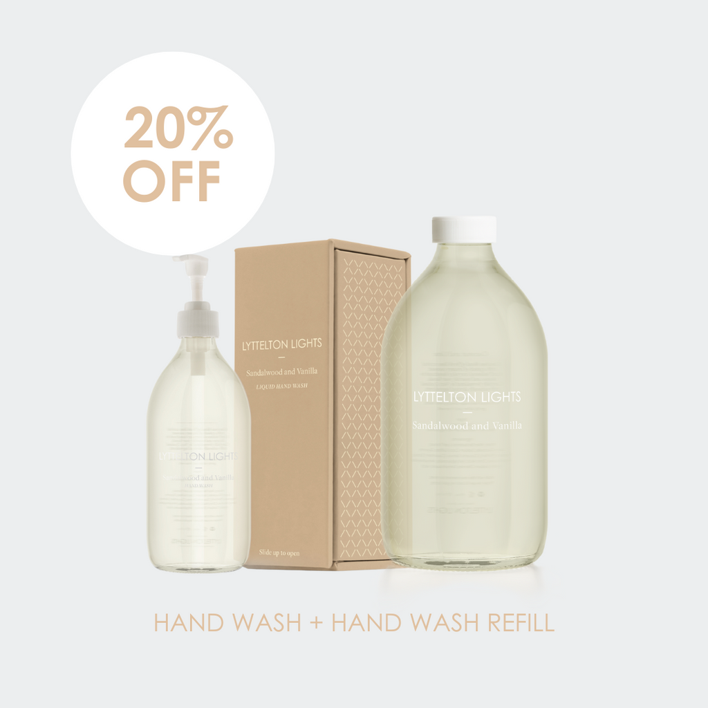 Sandalwood & Vanilla Hand Wash + Refill
