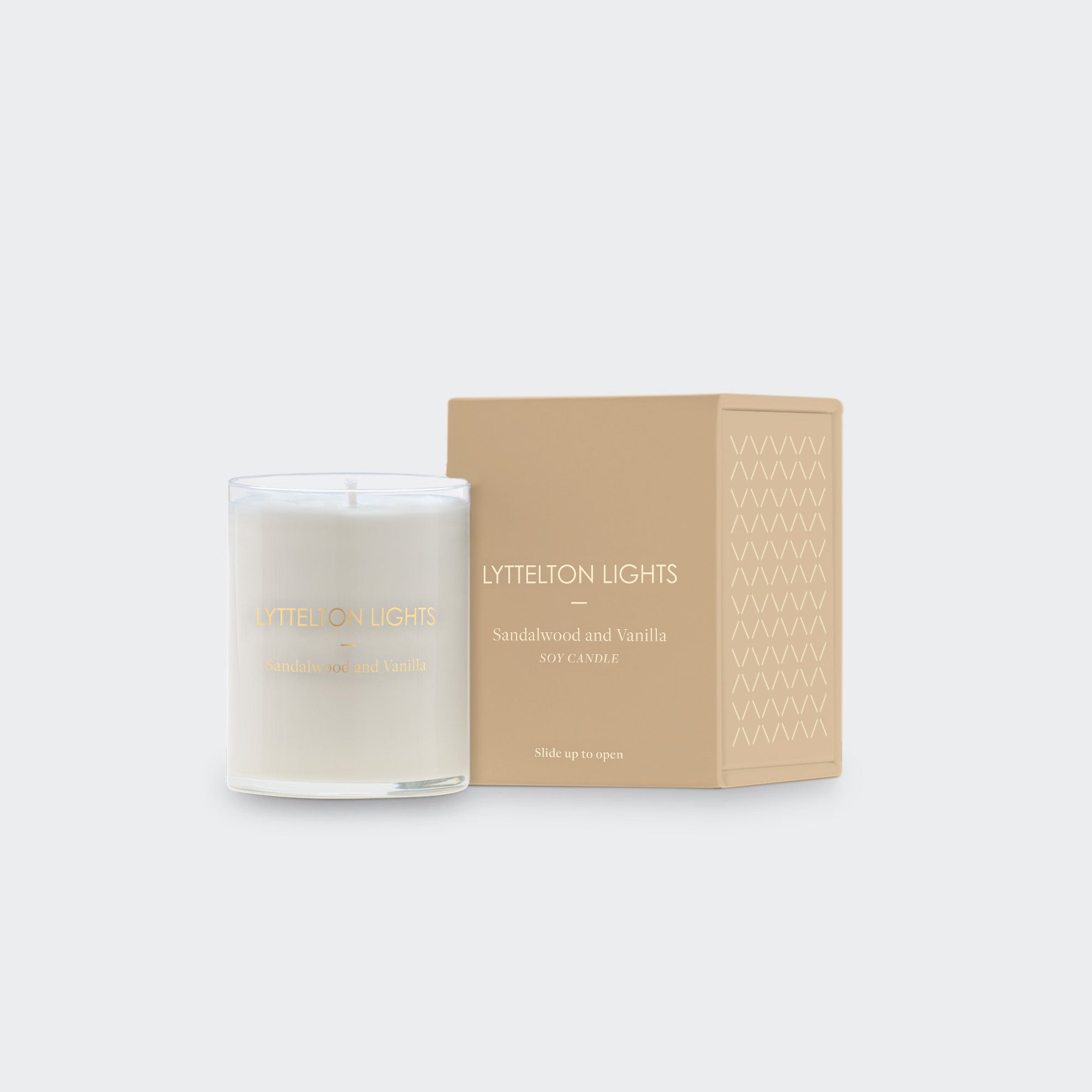 Sandalwood & Vanilla Candle Small - Second Box / No Lid