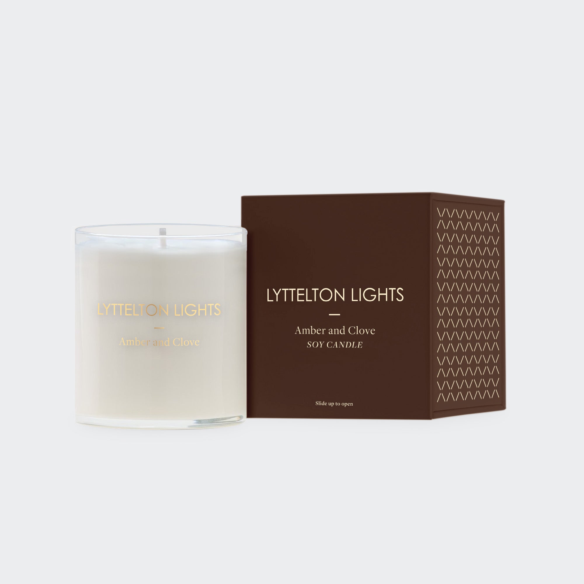Amber & Clove Candle Medium - Second Box / No Lid