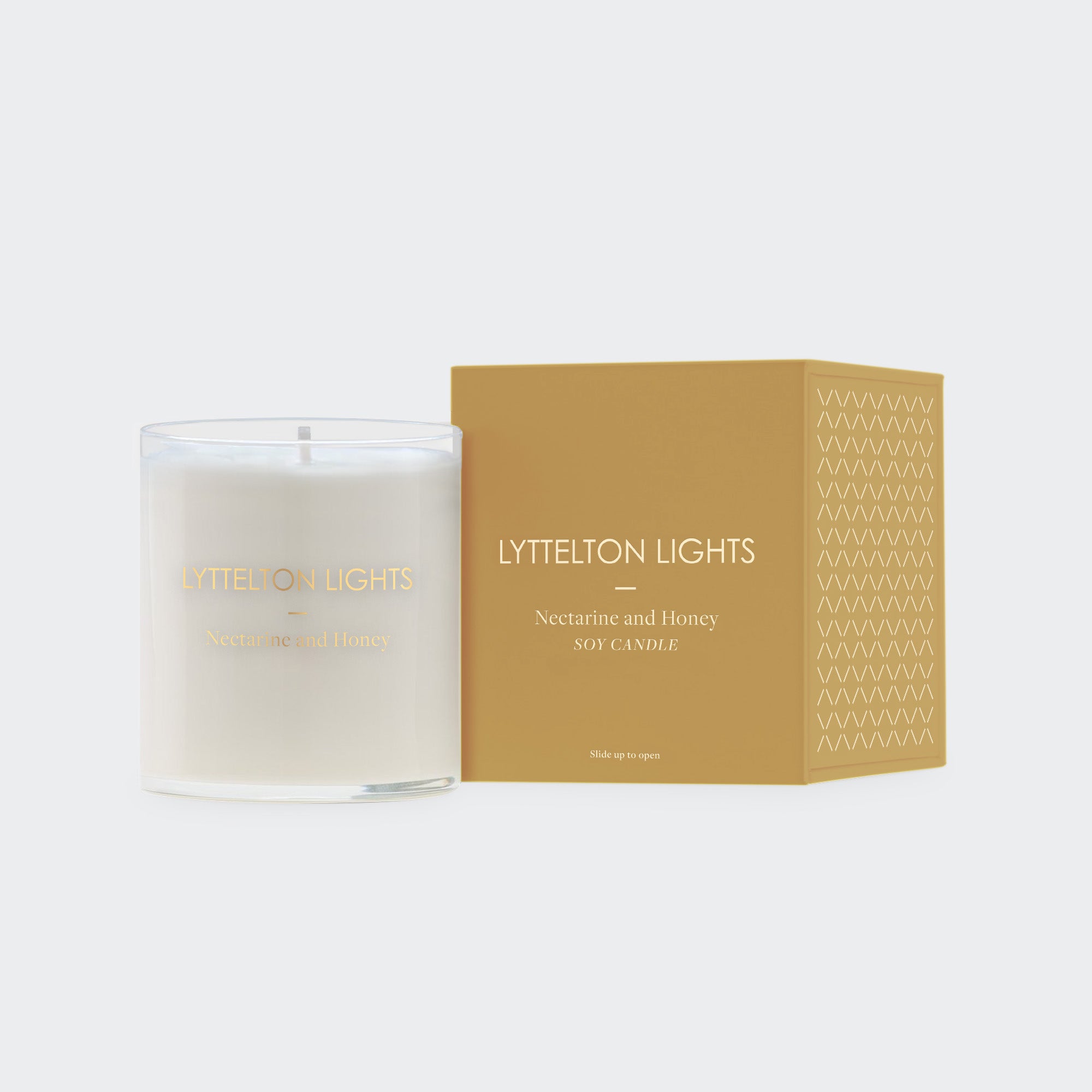 Nectarine & Honey Candle Medium - Boxed No Lid
