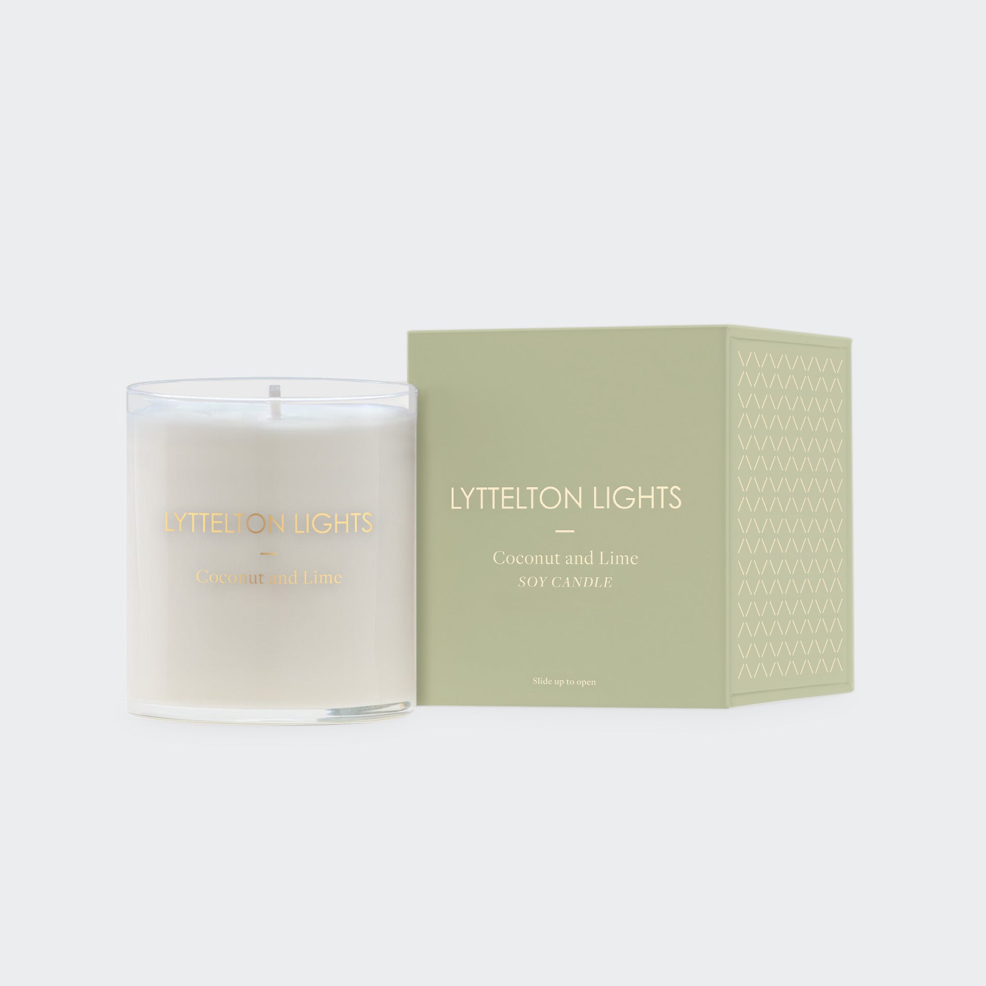 Coconut & Lime Candle Medium - Second Box / No Lid